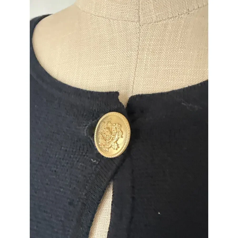 J.Crew Giselle Sweater-Blazer in Black Size Large